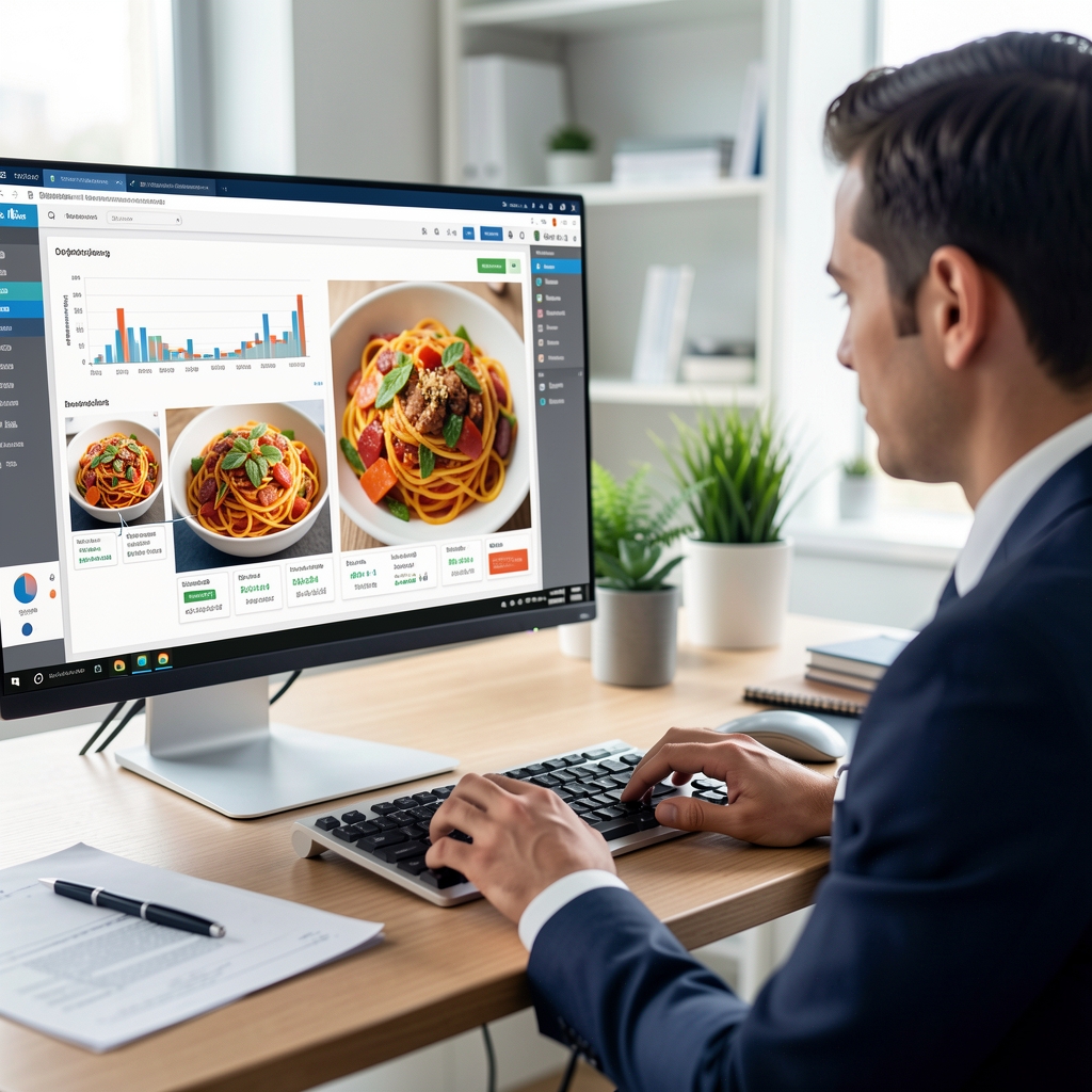 Renkli pasta grafikler ve varlık dağılım şemaları üzerinde çalışan finansal analist, portföy optimizasyon yazılımı ekranı
